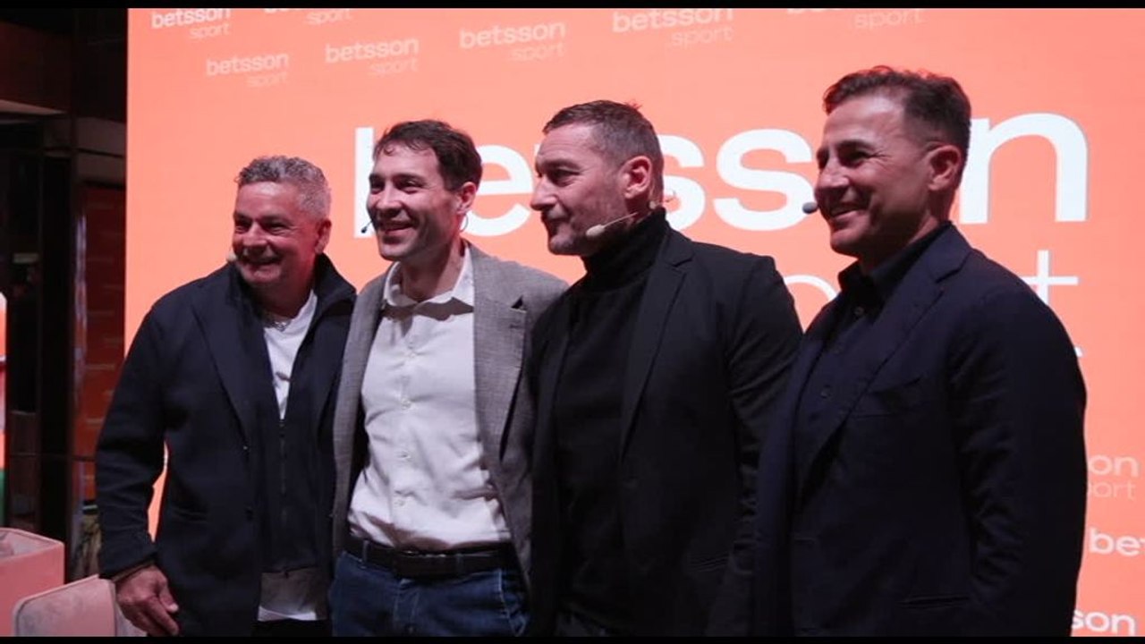 Baggio, Cannavaro e Totti per la nuova campagna di Betsson Sport
