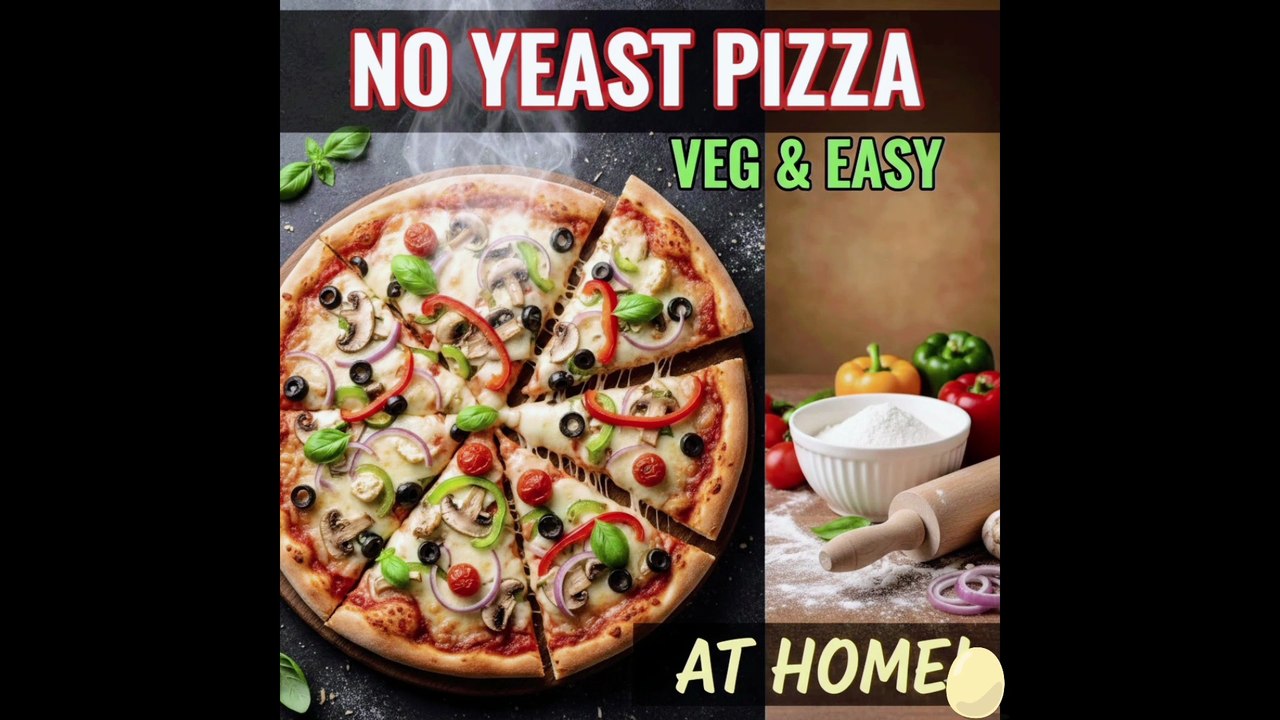 How to Make Veg Pizza Without Yeast at Home: A Simple No Yeast Pizza Recipe