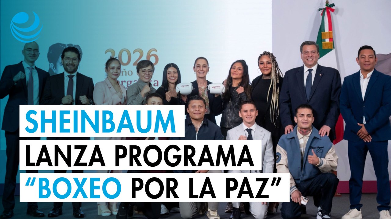 Sheinbaum lanza "Boxeo por la Paz": Apoyará a 5,000 boxeadores y 100,000 jóvenes