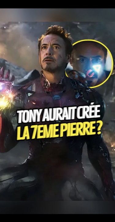 La 7eme pierre de l’infini ? #tonystark #ironman #marvel #onregardequoi #avengers