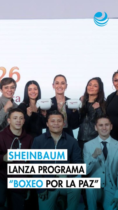 Sheinbaum lanza "Boxeo por la Paz": Apoyará a 5,000 boxeadores y 100,000 jóvenes