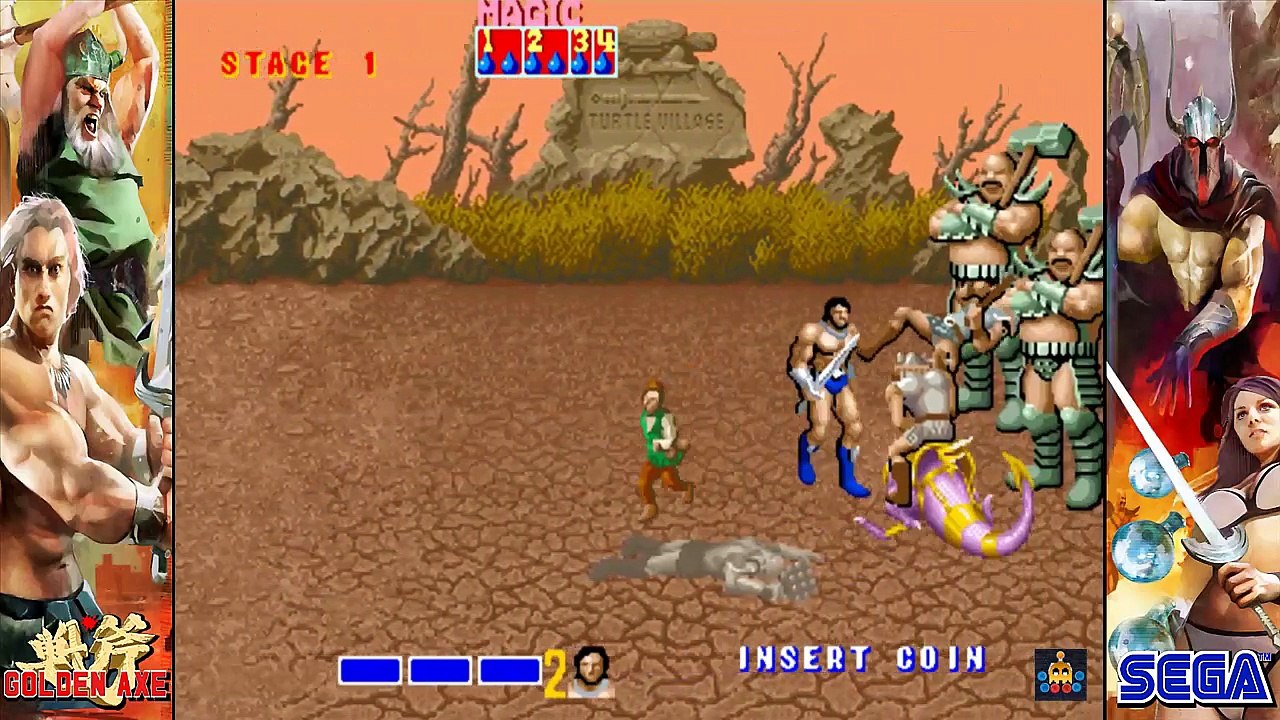 ( TAS ) Golden Axe ( ARCADE ) ( MEGA DRIVE ) ( GENESIS ) ( SEGA ) ( FLIPERAMA )