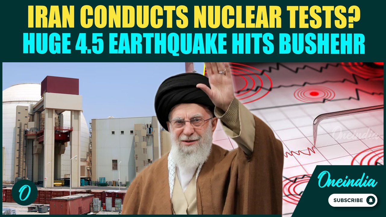 Iran BREAKING: Khamenei Tests Nuclear? 4.5 Magnitude Quake SHAKES Bushehr Amid in Nuke Talks in U.S?