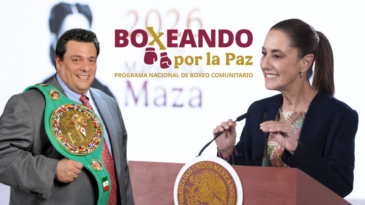 Mauricio Sulaimán califica como "histórico" el programa "Boxeando por la paz" de Sheinbaum.