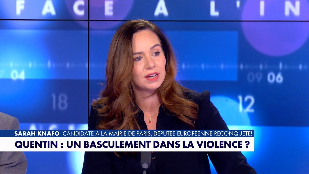 Sarah Knafo : «La mort de Quentin marque un basculement dans la violence politique en France»