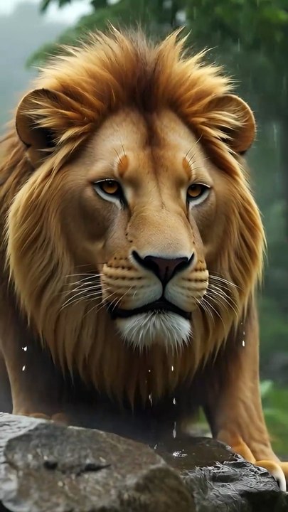 🦁Sher ne bachaya bandar ko🐒