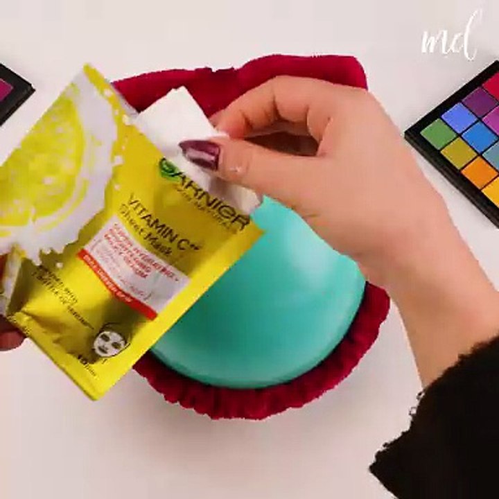 Balloon face care and makeup ASMR! 🎈💄
