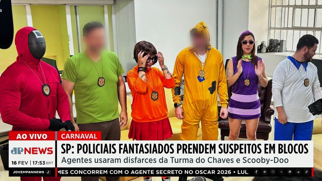 Carnaval em SP: Policiais fantasiados prendem suspeitos em bloquinhos pela capital
