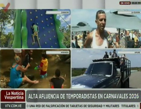 Guairenses invitan a los venezolanos a disfrutar de los Carnavales en la playa La Zorra
