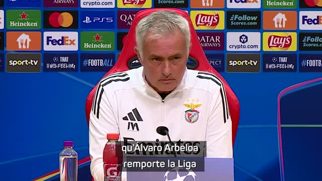 Benfica - Mourinho : "J'aimerais voir Arbeloa remporter la Liga avec le Real"