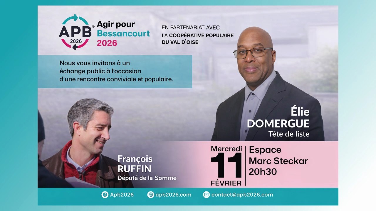 Rencontre conviviale et populaire avec François RUFFIN - Bessancourt -  11 février 2026