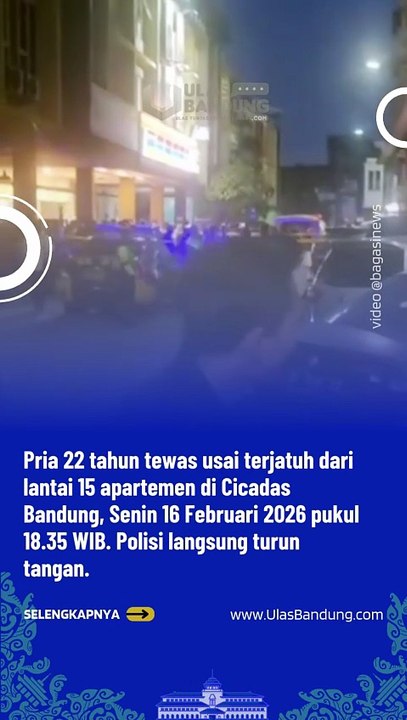 Tragedi Apartemen Cicadas Bandung, Pria 22 Tahun Tewas Jatuh dari Lantai 15
