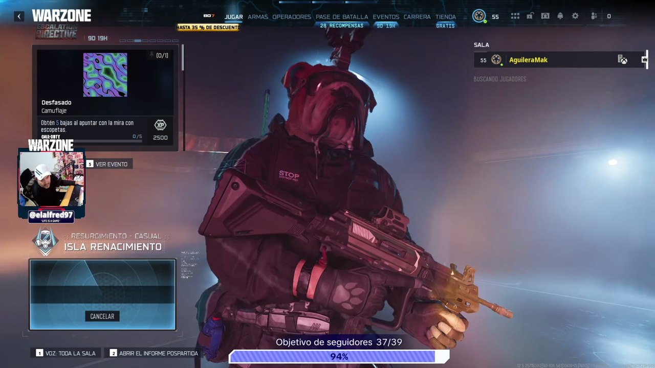 🔴 Mi Gameplay Warzone ✨ 003 (2026-02-16)👀 ✨By @elalfred97 #warzone #callofduty #games #viral  TikTok+Lets+Go+LIVE!