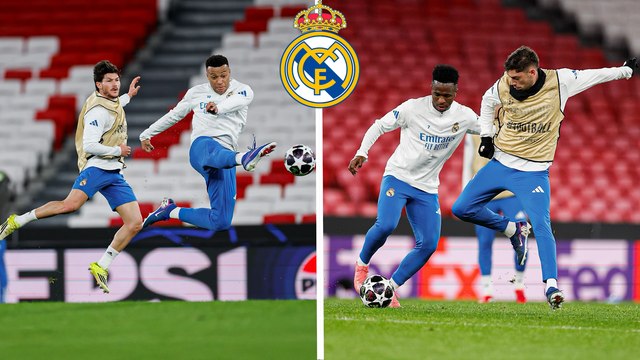 Real Madrid comparte su último entrenamiento previo a enfrentar a Benfica en Champions League