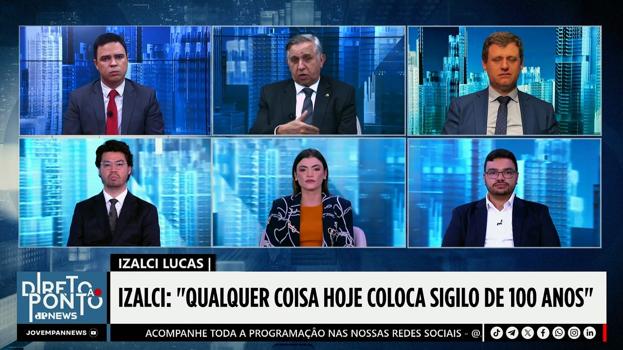 “Qualquer coisa hoje coloca sigilo de 100 anos”, diz Izalci Lucas | DIRETO AO PONTO