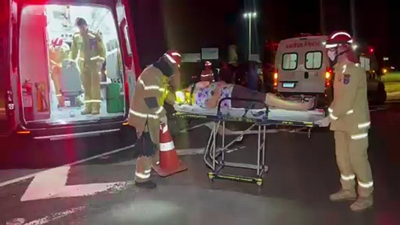 Urgente! Acidente entre automóvel e carreta faz vítimas no trevo de Alto Piquiri