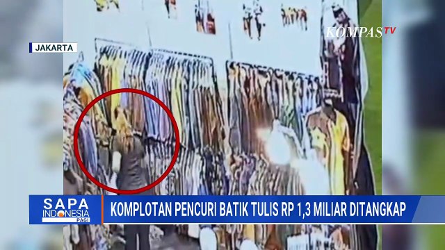 Komplotan Pencuri Batik Tulis Rp1,3 M di Pameran Ditangkap | SAPA PAGI