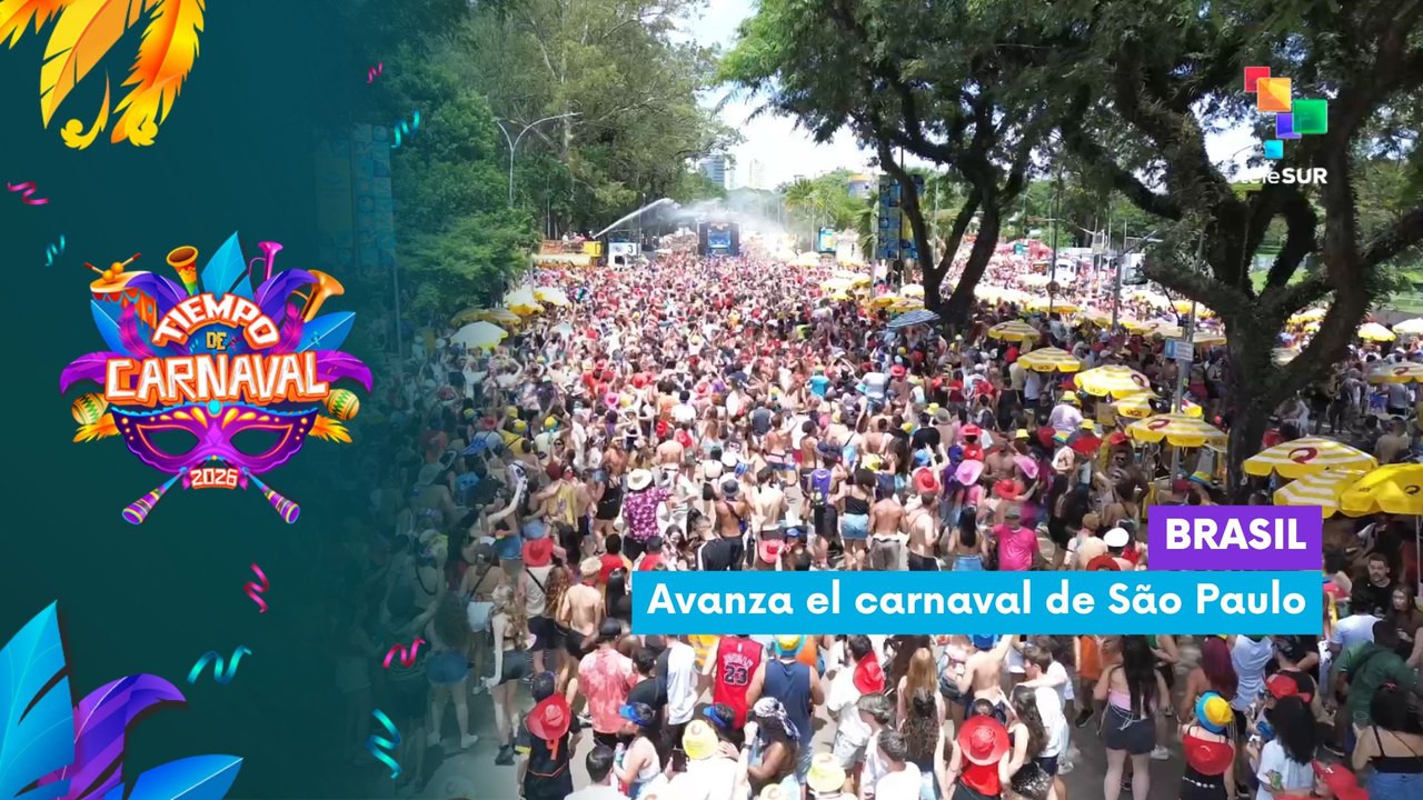 TIEMPO DE CARNAVAL 2026 | Brasil | Avanza el carnaval de São Paulo 16-02-2026