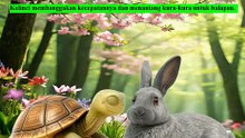 film animasi Belajar Bahasa Inggris dengan Cerita Pendek: The Rabbit and The Turtle versi bahasa indonesia part 1