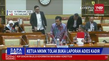 Tolak Buka Pelapor Adies Kadir, Ketua MKMK: Lebih Baik Berhentikan Saya! | SAPA MALAM