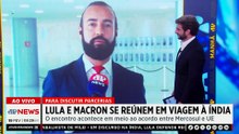 Lula se reúne com Macron na Índia nesta quinta (19)