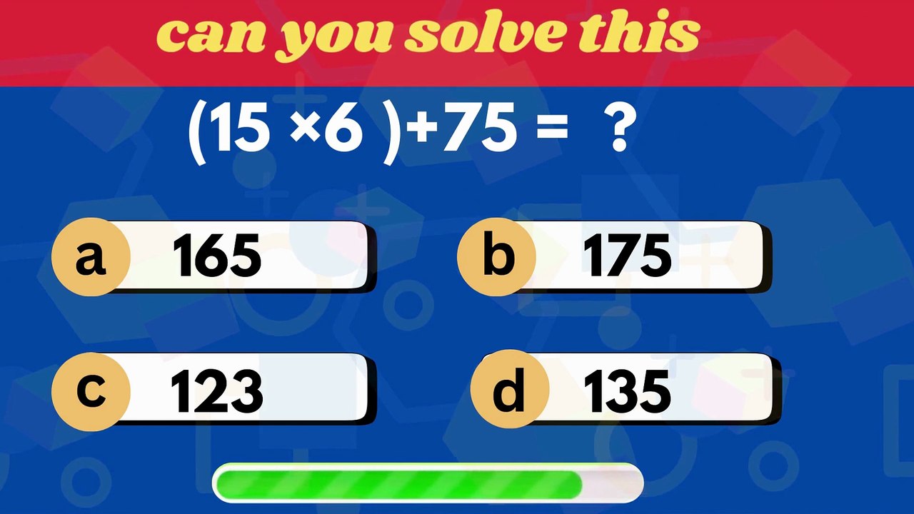 Ultimate Math daily Quiz - video Dailymotion