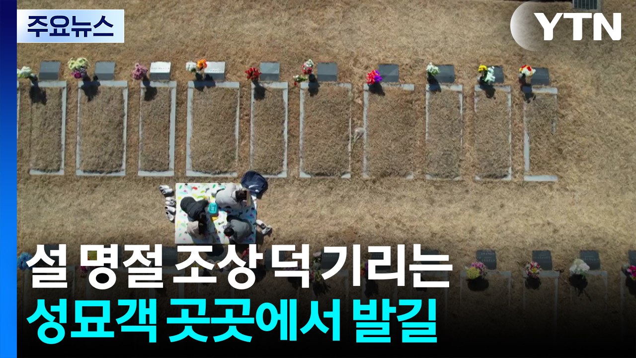 설 명절 성묘객 발길...가족 한자리 모이는 기회 / YTN