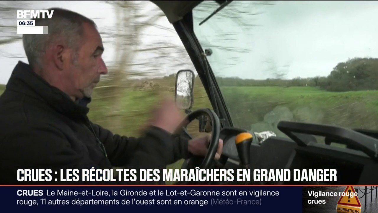 Crues: les maraîchers de Loire-Atlantique inquiets pour leurs récoltes