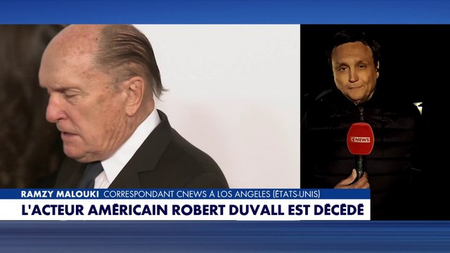 L'acteur américain Robert Duvall est décédé