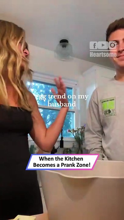 She Cracked an Egg on His Head… His Reaction Is Priceless!|| Heartsome 💖