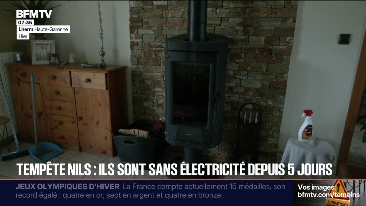 "Ça commence à faire un peu long": des foyers vivent encore sans électricité 5 jours après le passage de la tempête Nils