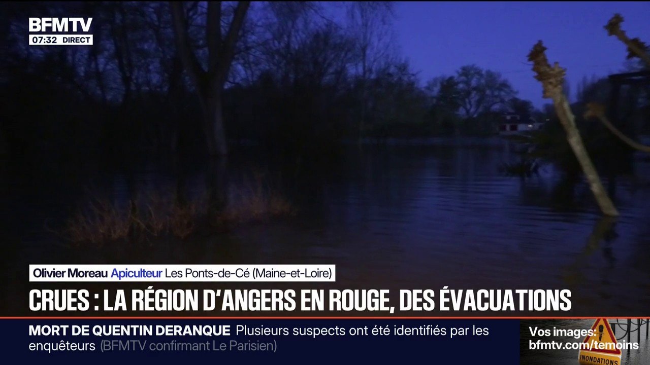 Crues: le département du Maine-et-Loire est passé au niveau d'alerte maximal