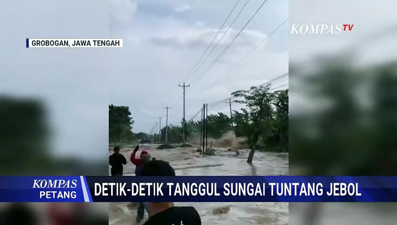 Sungai Tuntang Meluap, Permukiman di Dusun Wareng Terendam Banjir | KOMPAS PETANG