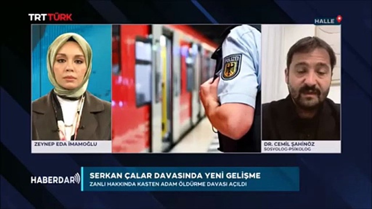 Serkan Calar cinayeti sonrasinda tren garlarinda güvenlik tartismasi (TRT Türk, Haberdar, 16.02.2026)