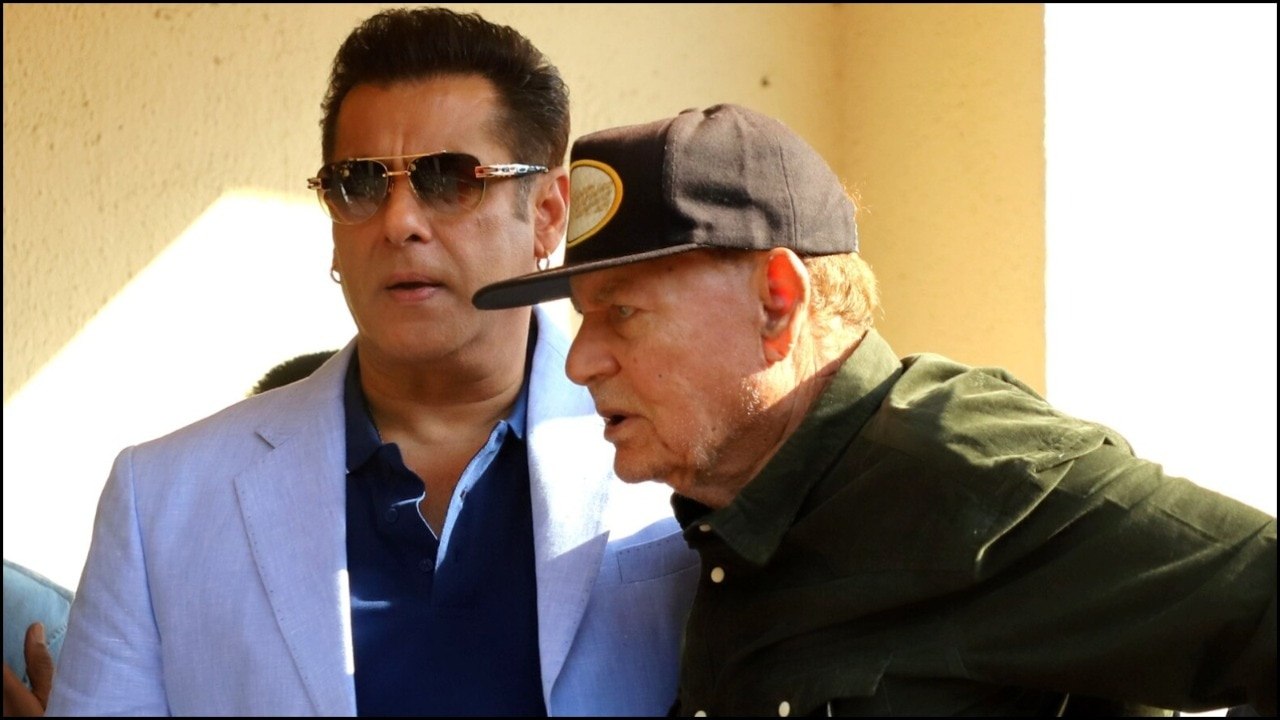 Salman Khan visits father Salim Khan at Leelavati hospital