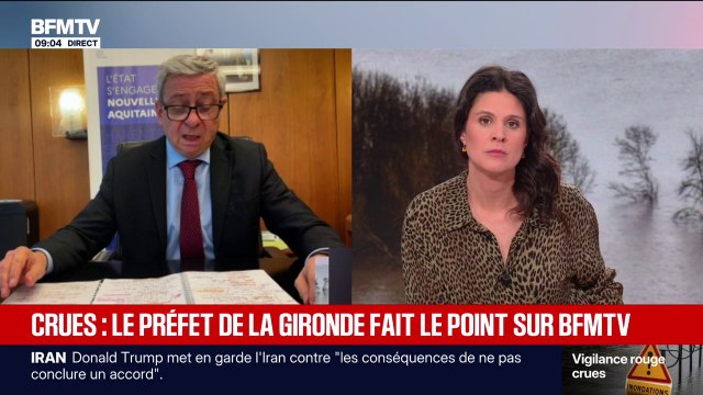Une vigilance particulière sur la Dordogne et la Garonne : le préfet de la Gironde fait le point sur l'épisode de crues