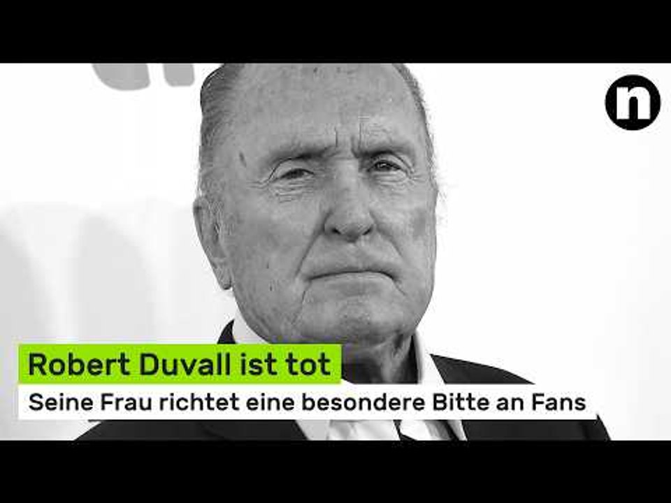 Robert Duvall ist tot: 'Der Pate'-Star gestorben - seine Frau richtet eine besondere Bitte an Fans