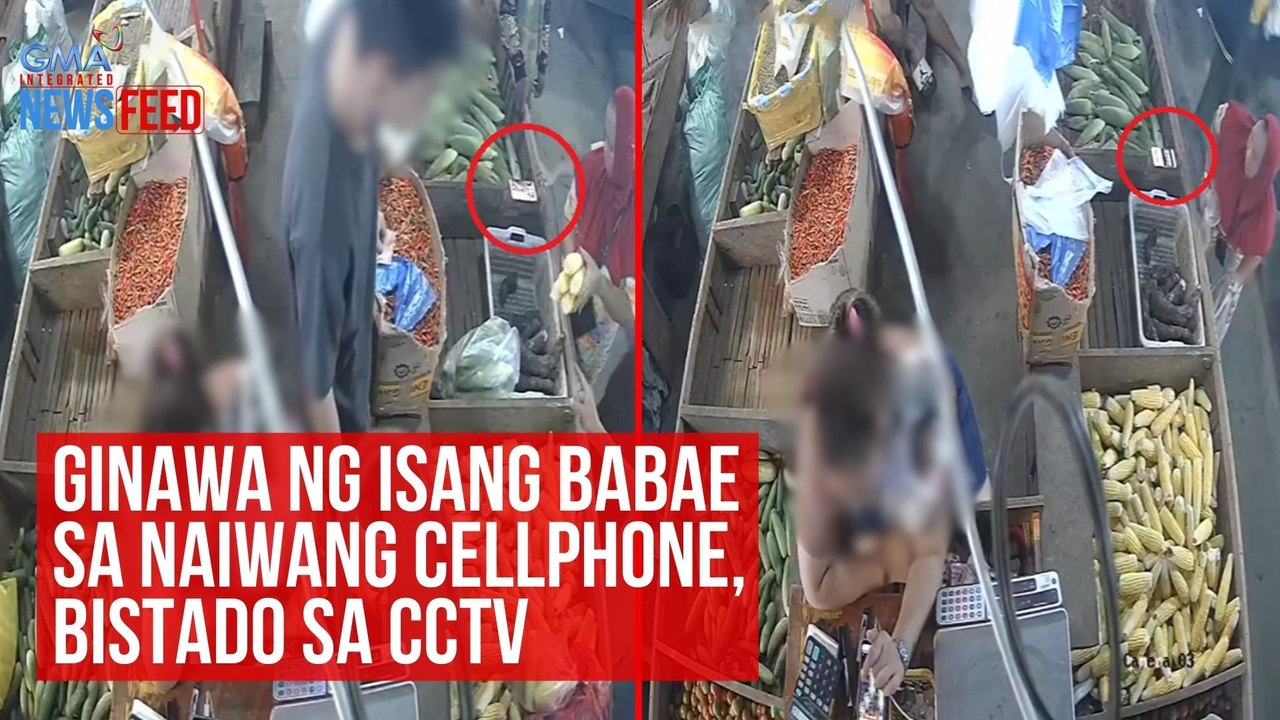 Ginawa ng isang babae sa naiwang cellphone, bistado sa CCTV | GMA Integrated Newsfeed