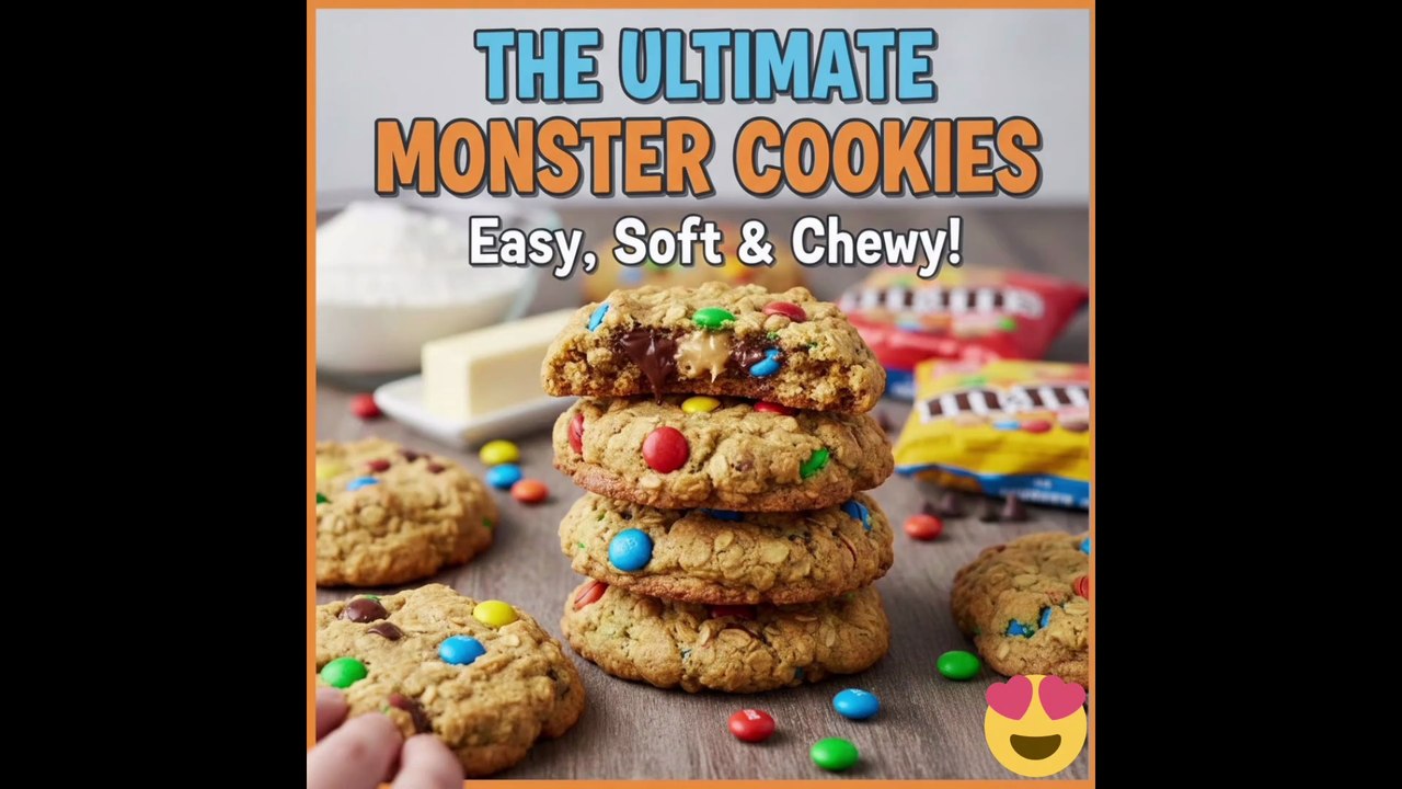The Ultimate Monster Cookies Recipe: How to Make Easy, Soft, and Chewy Cookies