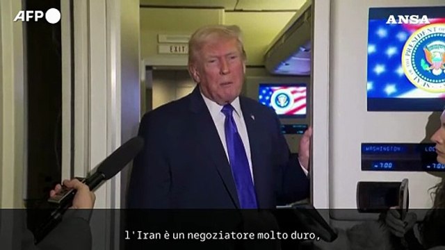 Trump duro con l'Iran: Se non fara' un accordo ci saranno conseguenze