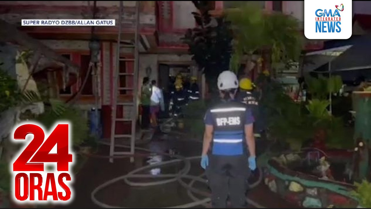 62-anyos na lalaki, patay nang ma-trap sa nasunog na tatlong palapag na bahay | 24 Oras
