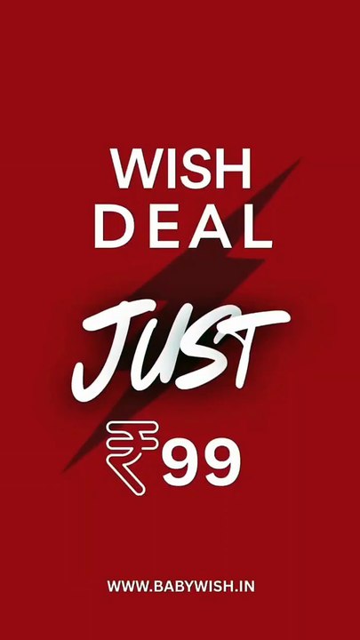 WISH DEAL ALERT: Everything Just ₹99!