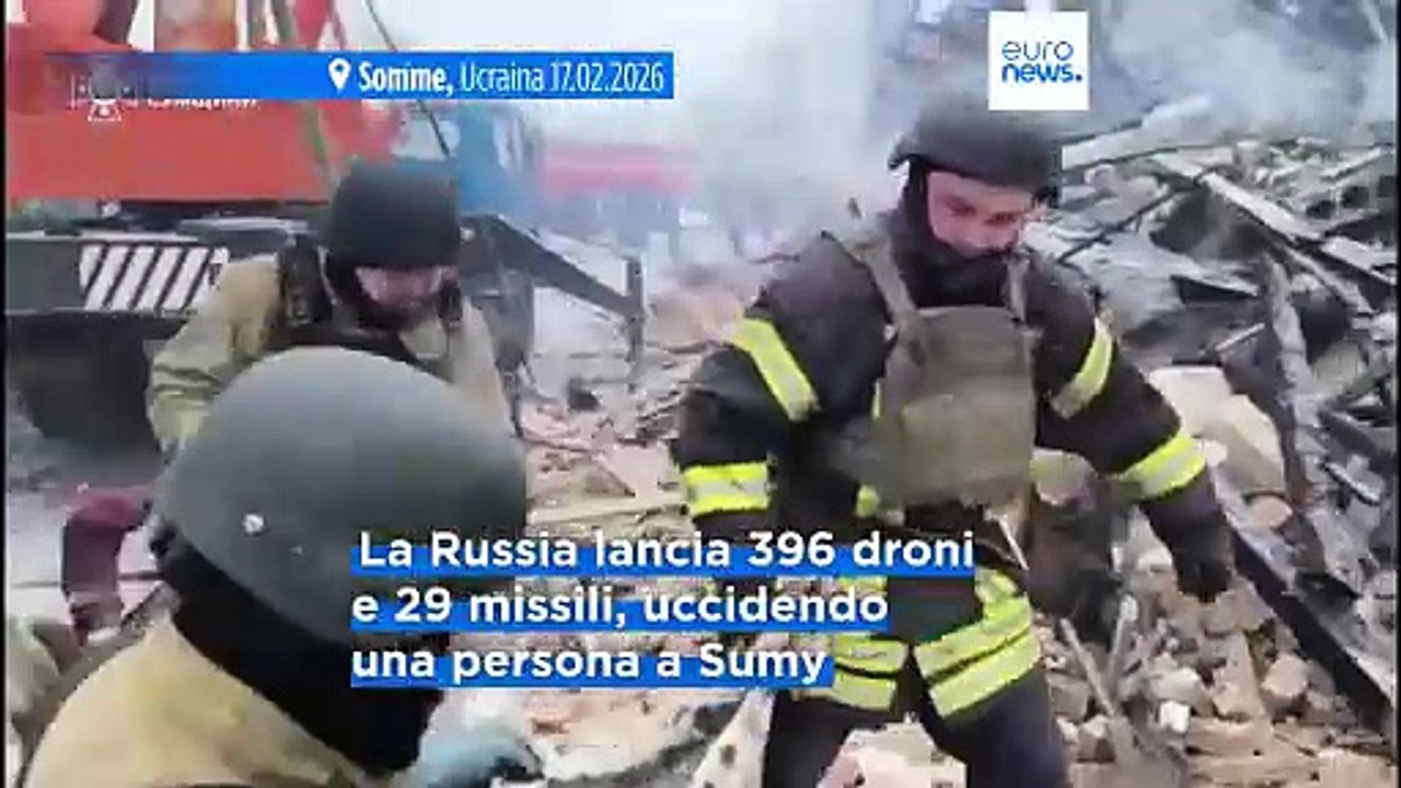 Droni e missili russi piovono sull'Ucraina prima dell'inizio dei negoziati di pace a Ginevra