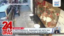 MPV driven by COP rams 14 motorcycles, 5 injured | 24 Oras