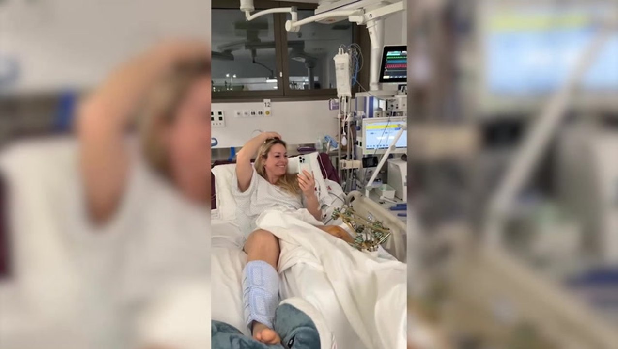 Lindsey Vonn shares behind-the-scenes look at hospital treatment after horror Winter Olympics crash