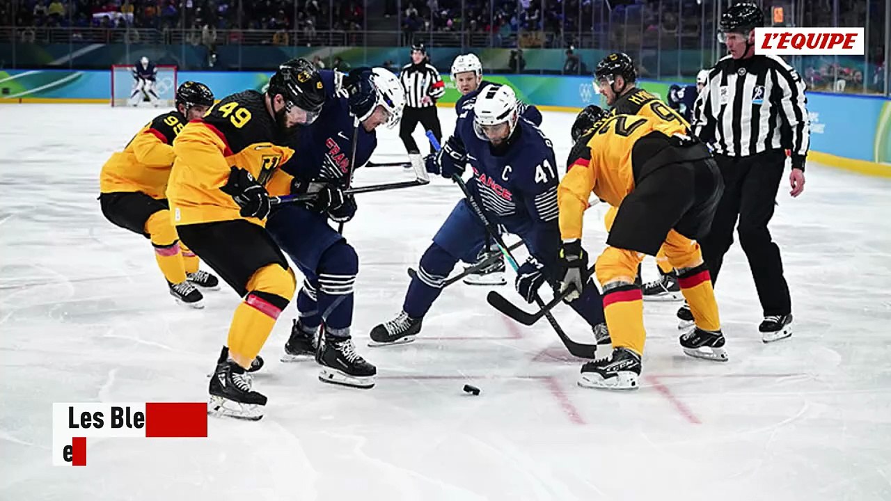 Battue par l'Allemagne, l'équipe de France dit adieu au tournoi olympique - Hockey sur glace - JO