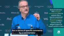 IOC address controversy over Swiss commentary on Israeli athlete