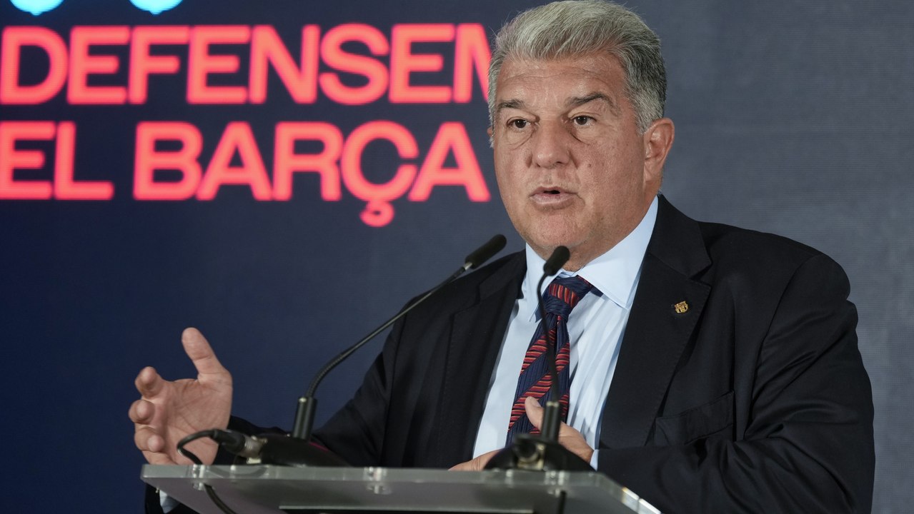 Laporta: "Estoy seguro de que ganaremos La Liga contra todo y todos"