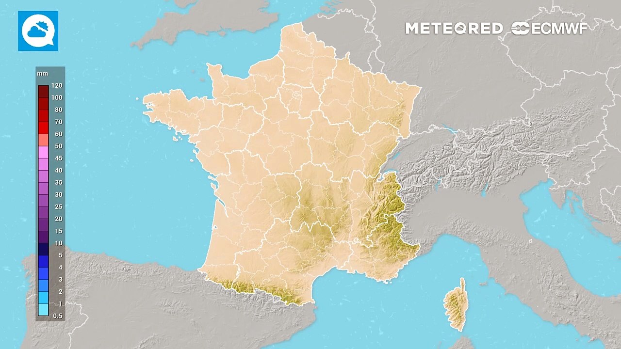 Cartes des précipitations jusqu'au 22 février : dans quelles régions de France va-t-il tomber plus de 60mm de pluie ?