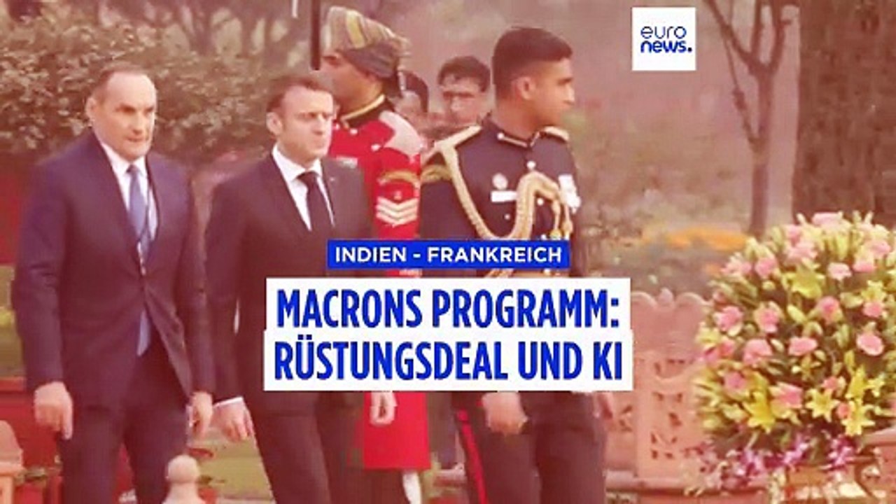 Macron in Indien: Rekord-Rüstungsverkauf von Rafale-Kampfjets und KI auf dem Programm
